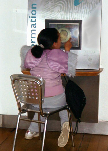 Using a digital information screen